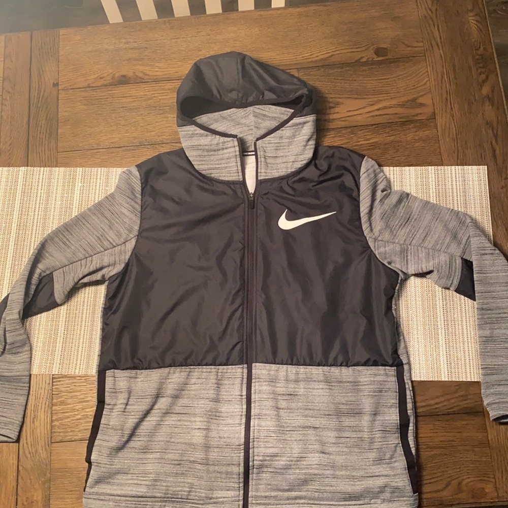 Nike Basketball Full Zip Dri-Fit Hoodie L